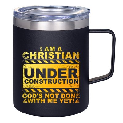 Best Christian Art God Appreciation Religious 12oz Stainless Steel Coffee Mug