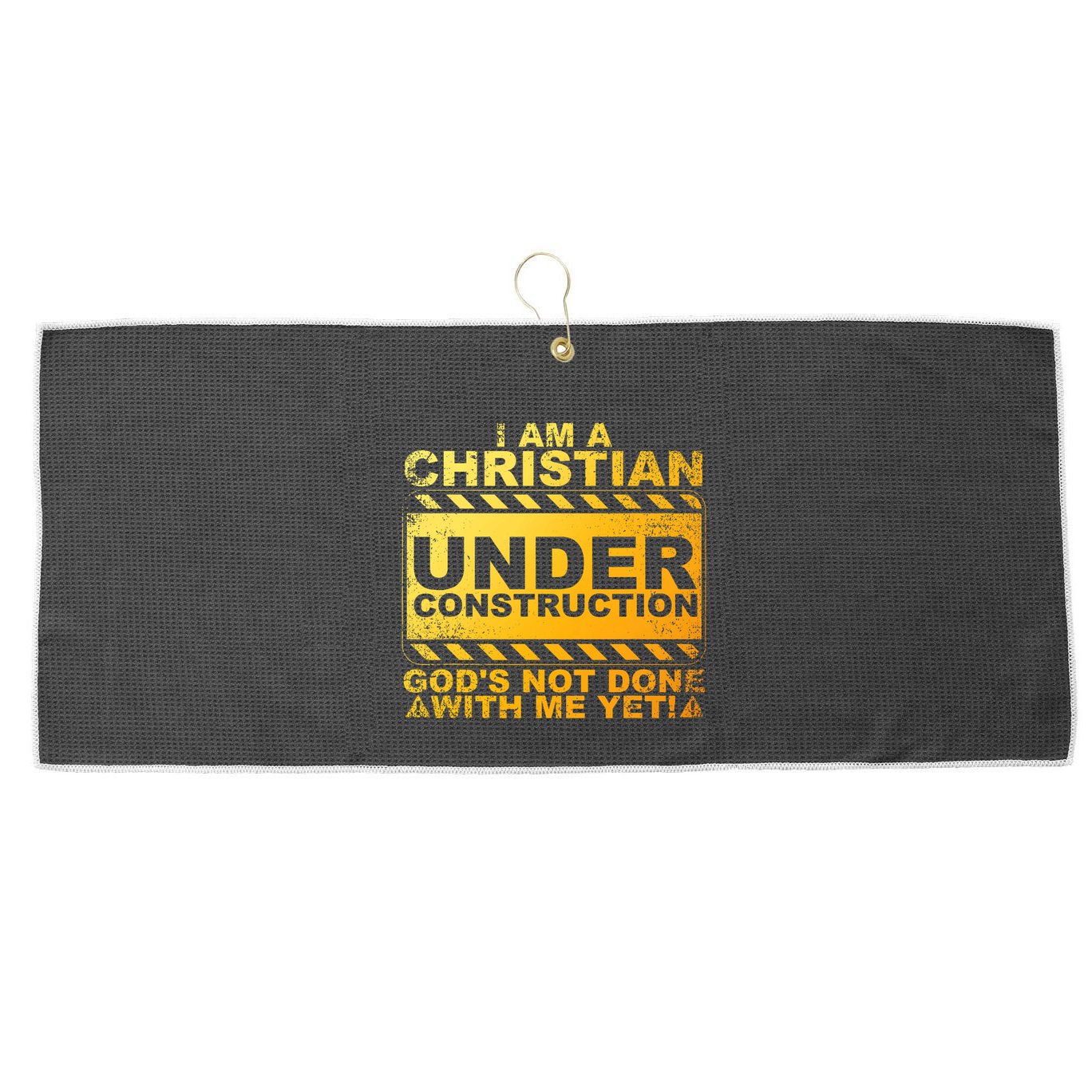 Best Christian Art God Appreciation Religious Large Microfiber Waffle Golf Towel