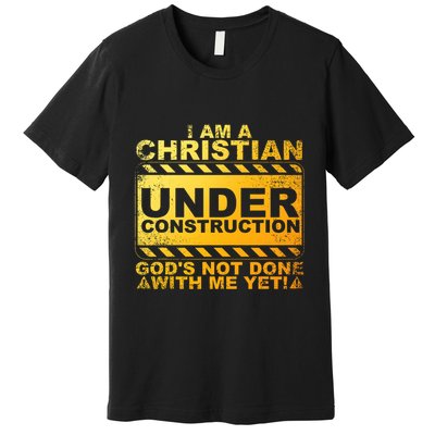 Best Christian Art God Appreciation Religious Premium T-Shirt