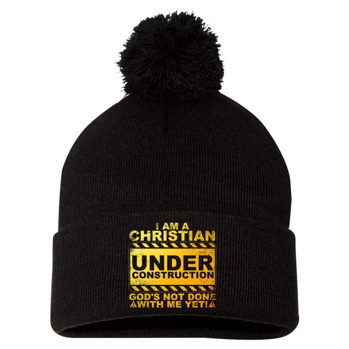 Best Christian Art God Appreciation Religious Pom Pom 12in Knit Beanie