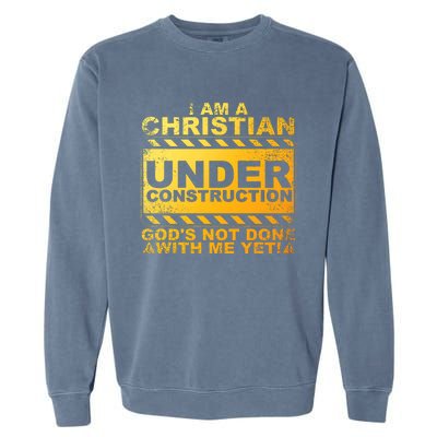 Best Christian Art God Appreciation Religious Garment-Dyed Sweatshirt