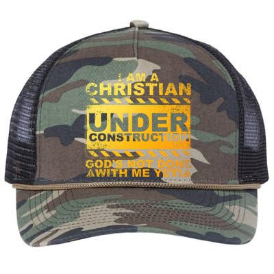 Best Christian Art God Appreciation Religious Retro Rope Trucker Hat Cap