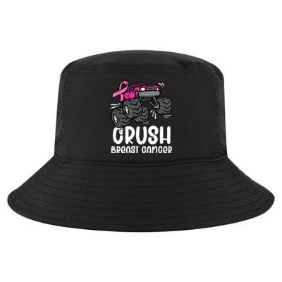 Breast Cancer Awareness Monster Truck Pink Ribbon Gift Cool Comfort Performance Bucket Hat