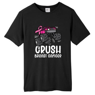 Breast Cancer Awareness Monster Truck Pink Ribbon Gift Tall Fusion ChromaSoft Performance T-Shirt