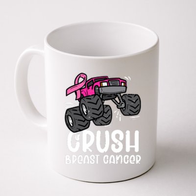 Breast Cancer Awareness Monster Truck Pink Ribbon Gift Coffee Mug