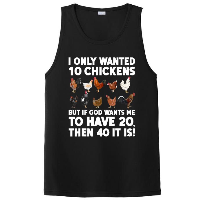 Best Chicken Art Poultry Themed Chicken Farmer PosiCharge Competitor Tank