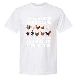 Best Chicken Art Poultry Themed Chicken Farmer Garment-Dyed Heavyweight T-Shirt