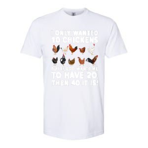 Best Chicken Art Poultry Themed Chicken Farmer Softstyle CVC T-Shirt