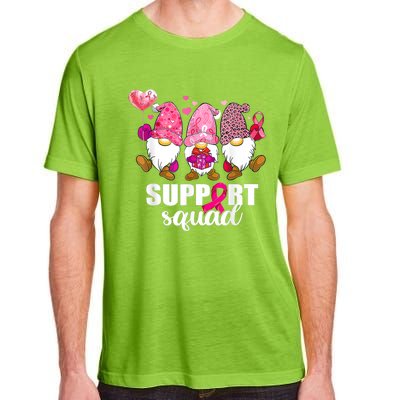 Breast Cancer Awareness Gnomes Support Squad Adult ChromaSoft Performance T-Shirt