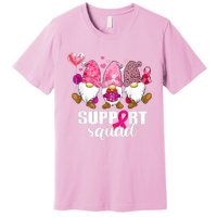 Breast Cancer Awareness Gnomes Support Squad Premium T-Shirt