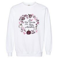 Breast Cancer Awareness In This Family No One Fights Alone Pink Ribbon Garment-Dyed Sweatshirt