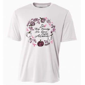 Breast Cancer Awareness In This Family No One Fights Alone Pink Ribbon Cooling Performance Crew T-Shirt