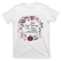 Breast Cancer Awareness In This Family No One Fights Alone Pink Ribbon T-Shirt