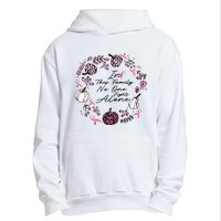 Breast Cancer Awareness In This Family No One Fights Alone Pink Ribbon Urban Pullover Hoodie