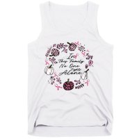 Breast Cancer Awareness In This Family No One Fights Alone Pink Ribbon Tank Top