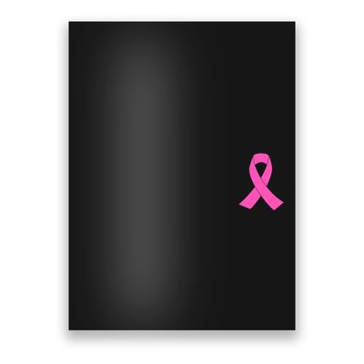 Breast Cancer Awareness Pink Ribbon Poster