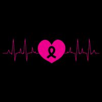 Breast Cancer Awareness Ribbon Heartbeat Impact Tech Backpack