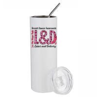 Breast Cancer Awareness Labor And Delivery We Wear L&D Stainless Steel Tumbler