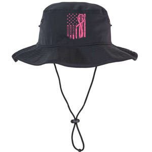 Breast Cancer Awareness Flag Usa Breast Cancer Warrior Legacy Cool Fit Booney Bucket Hat