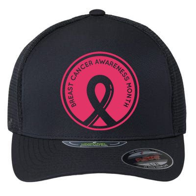 Breast Cancer Awareness Month Support Flexfit Unipanel Trucker Cap