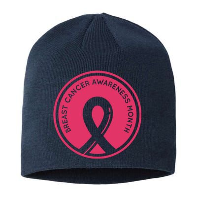 Breast Cancer Awareness Month Support Sustainable Beanie