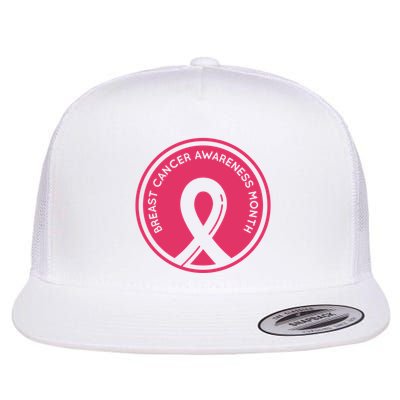 Breast Cancer Awareness Month Support Flatbill Hat