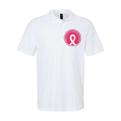 Breast Cancer Awareness Month Support Softstyle Adult Sport Polo