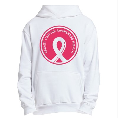 Breast Cancer Awareness Month Support Urban Pullover Hoodie