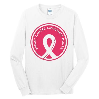 Breast Cancer Awareness Month Support Tall Long Sleeve T-Shirt