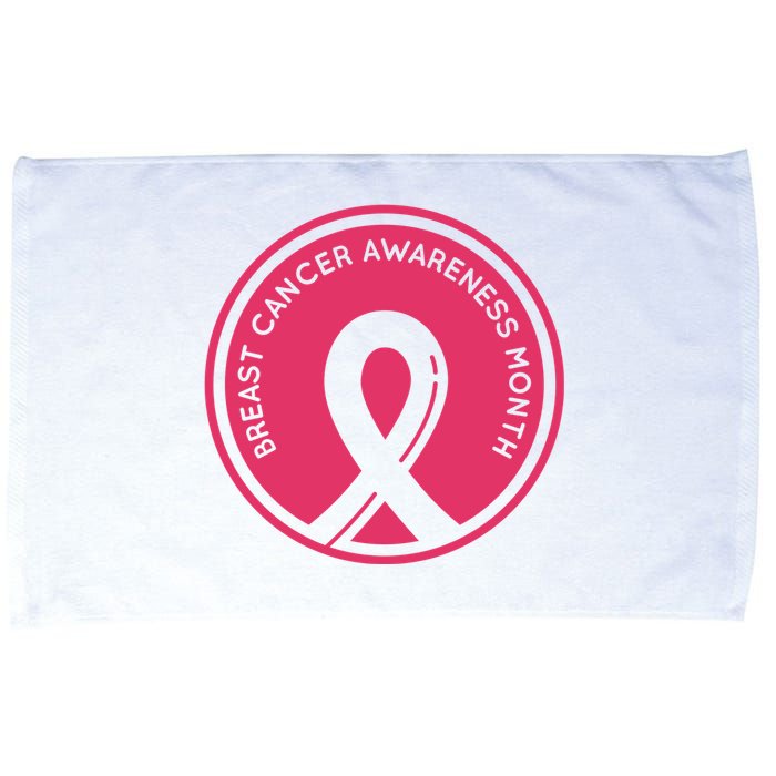 Breast Cancer Awareness Month Support Microfiber Hand Towel