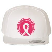Breast Cancer Awareness Month Support Wool Snapback Cap