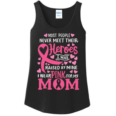 Breast Cancer Awareness Wear For My Mom Ladies Essential Tank