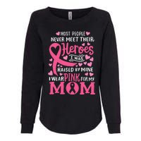 Breast Cancer Awareness Wear For My Mom Womens California Wash Sweatshirt