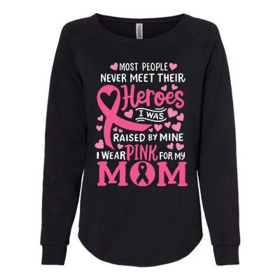 Breast Cancer Awareness Wear For My Mom Womens California Wash Sweatshirt