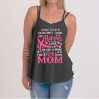 Breast Cancer Awareness Wear For My Mom Women's Strappy Tank