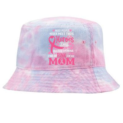 Breast Cancer Awareness Wear For My Mom Tie-Dyed Bucket Hat