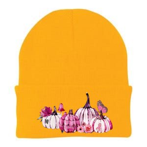 Breast Cancer Awareness Knit Cap Winter Beanie