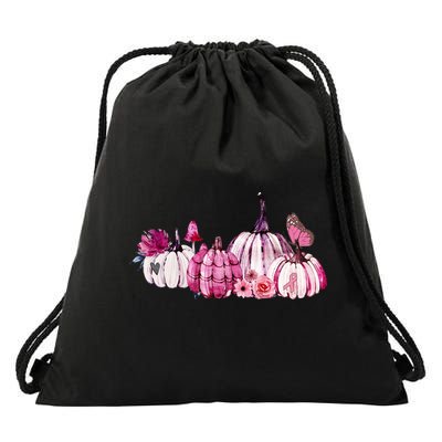 Breast Cancer Awareness Drawstring Bag