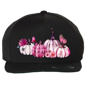 Breast Cancer Awareness Wool Snapback Cap