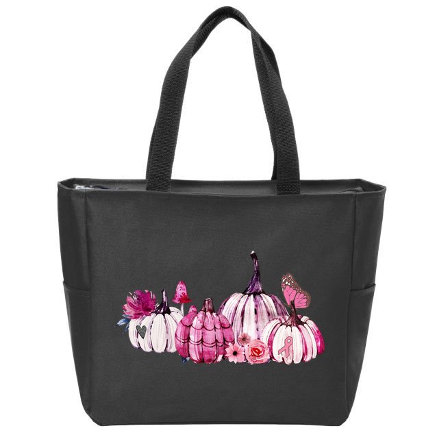 Breast Cancer Awareness Zip Tote Bag