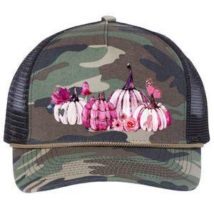 Breast Cancer Awareness Retro Rope Trucker Hat Cap