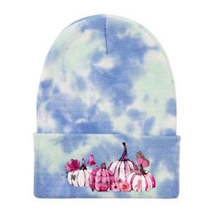 Breast Cancer Awareness Tie Dye 12in Knit Beanie