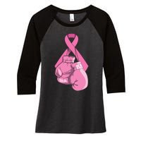 Breast Cancer Awareness Cool Gift For Women And Men Women's Tri-Blend 3/4-Sleeve Raglan Shirt