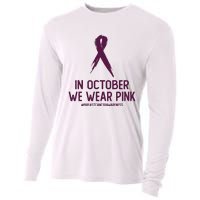 Breast Cancer Awareness Month In October We Wear Pink Cooling Performance Long Sleeve Crew