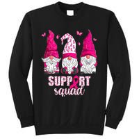 Breast Cancer Awareness For Gnomes Support Squad Sweatshirt