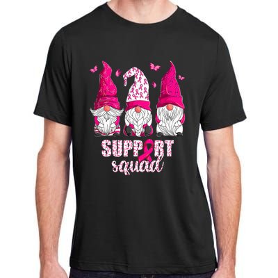 Breast Cancer Awareness For Gnomes Support Squad Adult ChromaSoft Performance T-Shirt