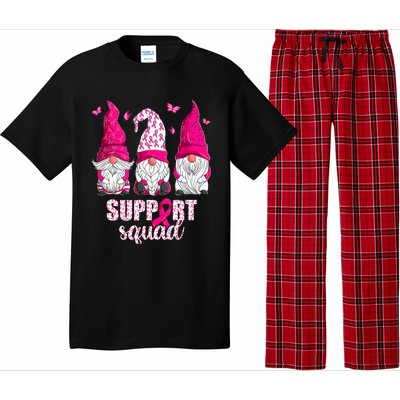 Breast Cancer Awareness For Gnomes Support Squad Pajama Set