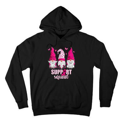 Breast Cancer Awareness For Gnomes Support Squad Tall Hoodie