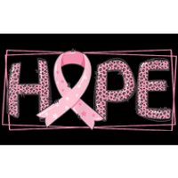 Breast Cancer Awareness Leopard Ribbon Bumper Sticker