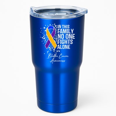 Bladder Cancer Awareness In This Family No One Fights Alone Great Gift Tumbler
